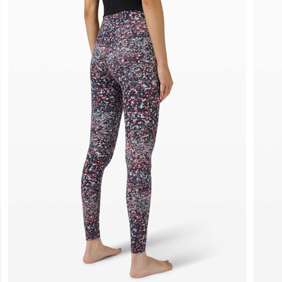 Lululemon Align Pant 28" Water Blossom Multi - Size 6 Leggings Red/Black/Gray - Picture 9 of 10